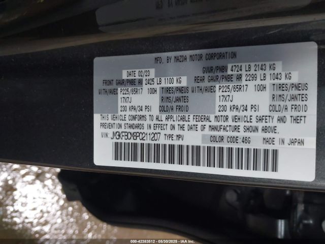 JM3KFBCM8P0211207 Mazda Cx-5 2.5 S Preferred
