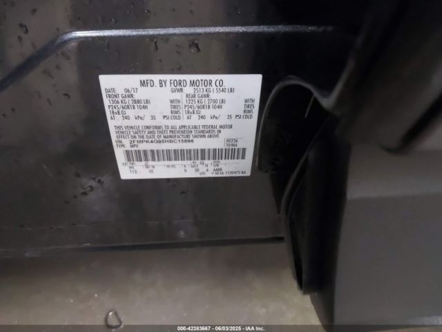 2017 FORD EDGE 2FMPK4G95HBC15898 Photo 8