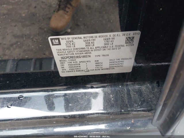 3GCPCREC0EG186574 Chevrolet l83 - vvt, afm (active fuel management), aluminum