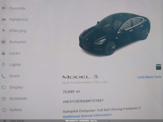 2019 TESLA MODEL 3 5YJ3E1EA8KF317857 Photo 6