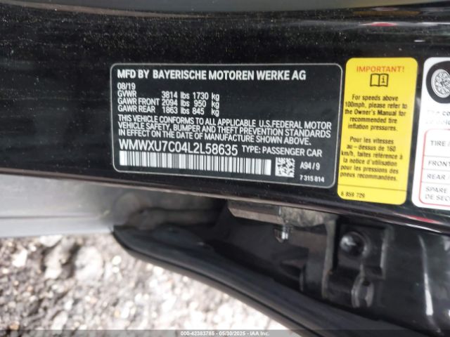 2020 MINI HARDTOP WMWXU7C04L2L58635 Photo 8