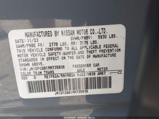 2024 NISSAN ARIYA JN1DF0BB1RM735836 Photo 8