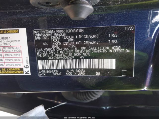 2021 LEXUS RX 350 JTJHZMDA9M2053659 Photo 8
