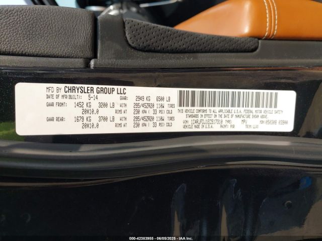 2014 JEEP GRAND CHEROKEE 1C4RJFDJ1EC517310 Photo 8