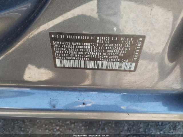 2021 VOLKSWAGEN JETTA 3VWE57BU9MM098736 Photo 8