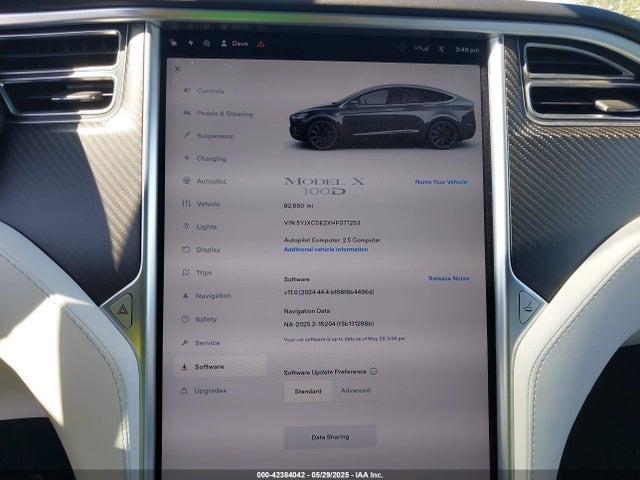 Tesla MODEL X 2017 5YJXCDE2XHF077253 Image 7