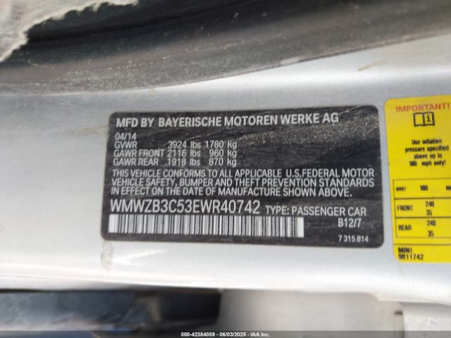 WMWZB3C53EWR40742 Mini Countryman