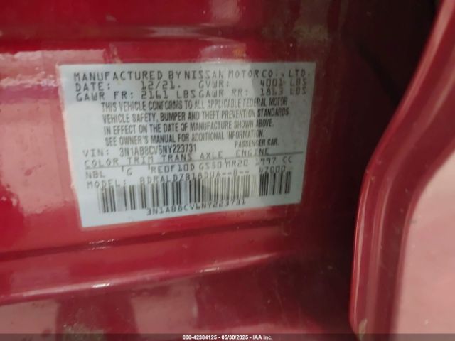 2022 NISSAN SENTRA 3N1AB8CV6NY223731 Photo 8