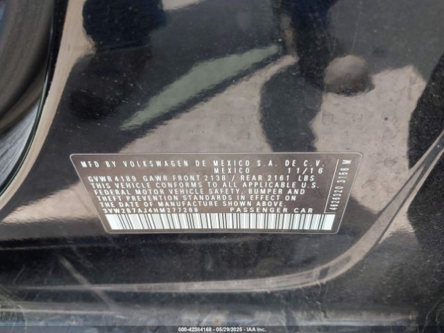 3VW2B7AJ4HM277288 Volkswagen 1.4 tsi