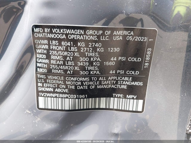 1V2WNPE88PC031961 Volkswagen ID.4