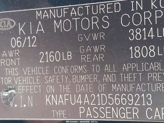2013 KIA FORTE KNAFU4A21D5669213 Photo 8