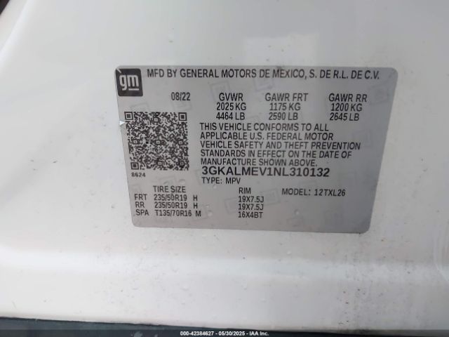 2022 GMC TERRAIN 3GKALMEV1NL310132 Photo 8