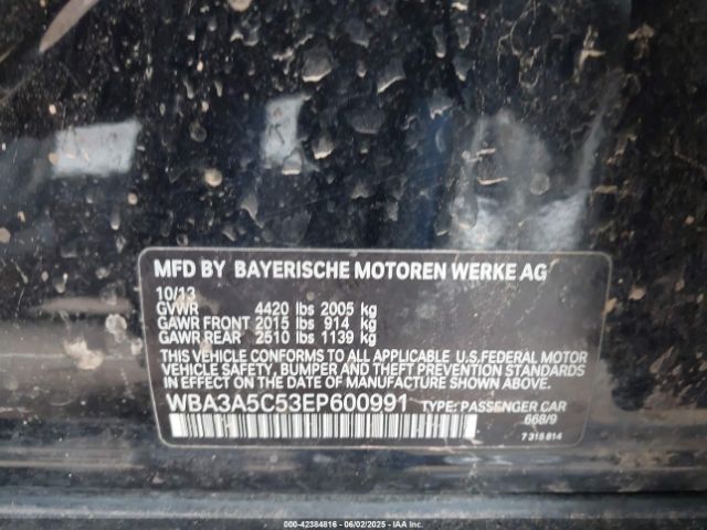 2014 BMW 328I WBA3A5C53EP600991 Photo 8