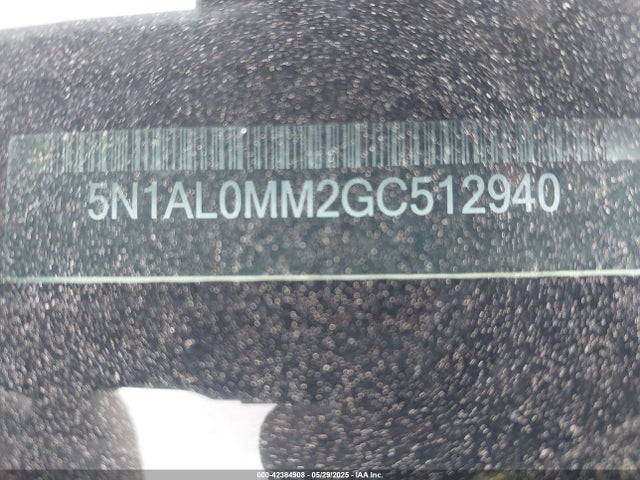 5N1AL0MM2GC512940 Infiniti 2016