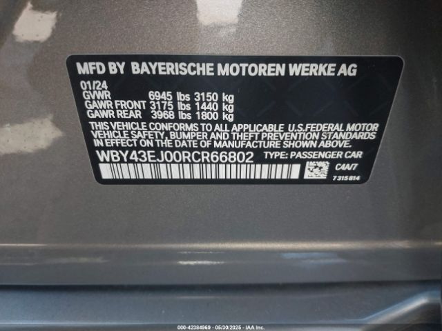 2024 BMW I7 WBY43EJ00RCR66802 Photo 8
