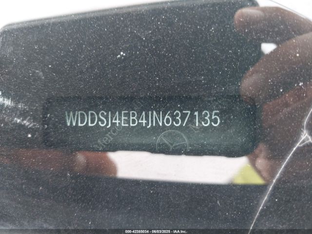 WDDSJ4EB4JN637135 Mercedes-Benz CLA 250