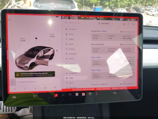 2021 TESLA MODEL 3 5YJ3E1EC1MF013435 Photo 6
