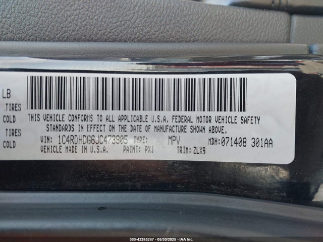 Dodge Durango Gt Rwd 2018 1C4RDHDG6JC473905 Image 9
