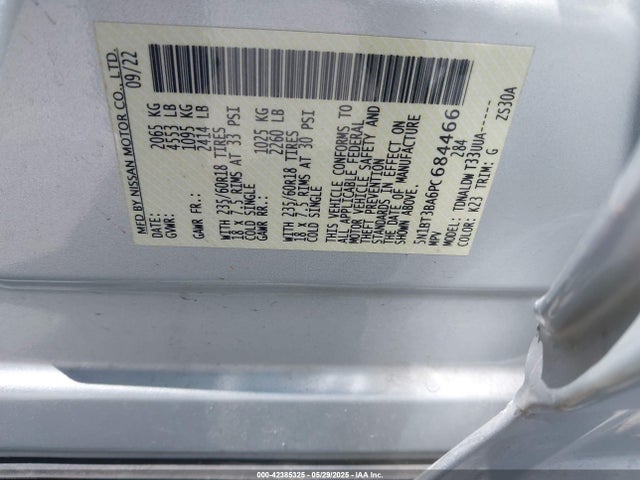 Nissan 2023 2023 5N1BT3BA6PC684466 Image 9