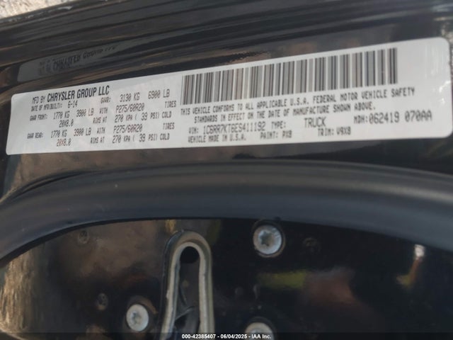 RAM 2014 2014 1C6RR7KT6ES411192 Image 9