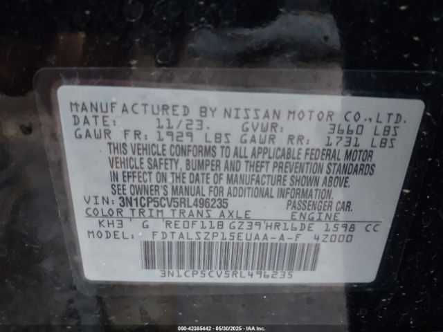 2024 NISSAN KICKS 3N1CP5CV5RL496235 Photo 8