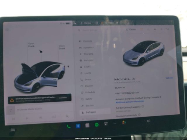 2020 TESLA MODEL 3 5YJ3E1EA3LF504232 Photo 6