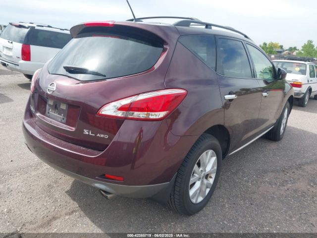 JN8AZ1MW5EW529631 Nissan MURANO SL