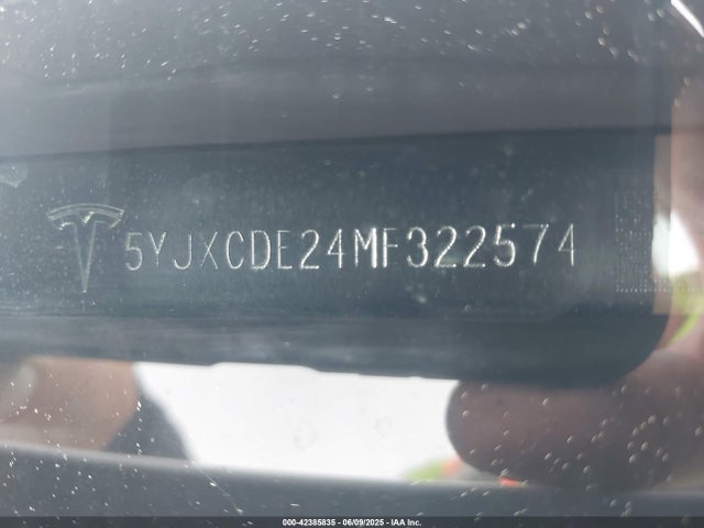 2021 TESLA MODEL X 5YJXCDE24MF322574 Photo 8