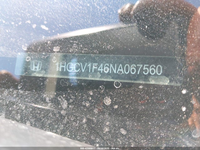 1HGCV1F46NA067560 Honda l15be