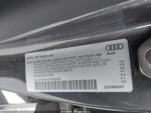 2024 AUDI RS E-TRON GT WAUBHBFW0R7900438 Photo 8