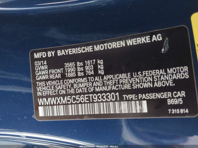 2014 MINI HARDTOP WMWXM5C56ET933301 Photo 8
