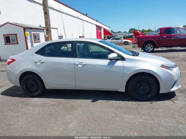 2T1BURHE0GC656202 Toyota COROLLA LE