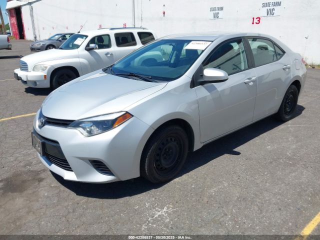 2T1BURHE0GC656202 Toyota COROLLA LE