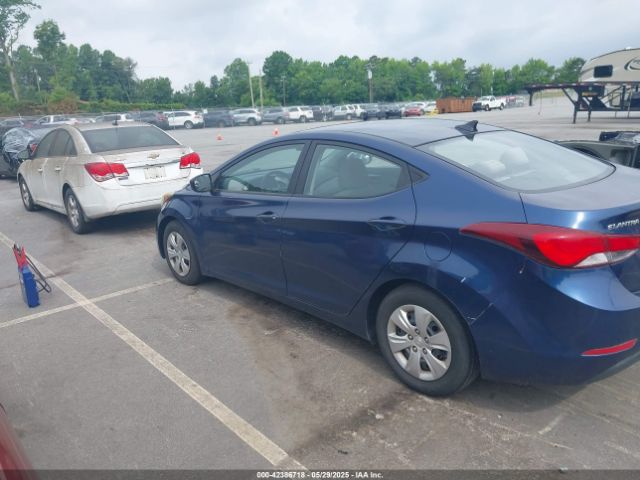 5NPDH4AE6GH663582 Hyundai ELANTRA SE