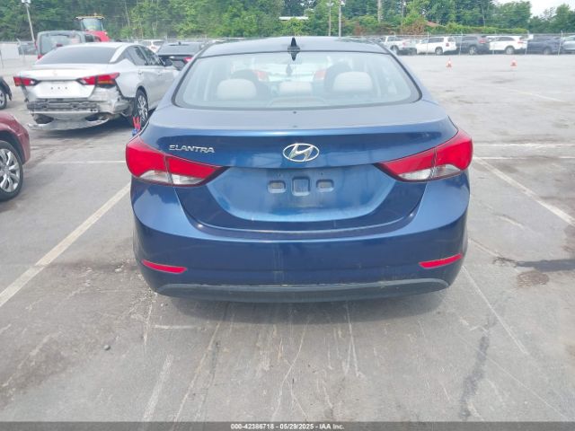 5NPDH4AE6GH663582 Hyundai ELANTRA SE