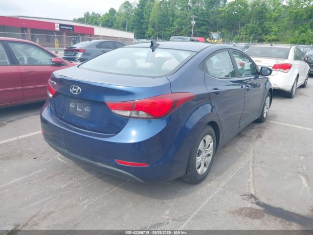 5NPDH4AE6GH663582 Hyundai ELANTRA SE