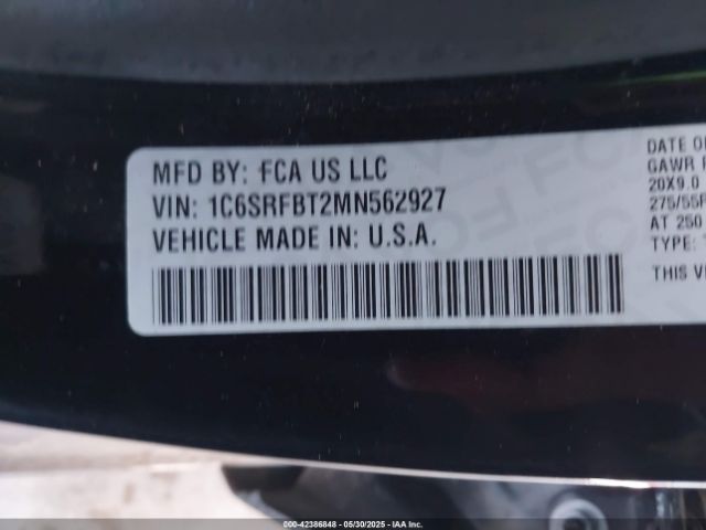 2021 RAM 1500 1C6SRFBT2MN562927 Photo 8