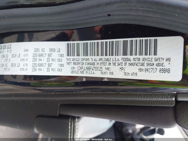 1C4PJLAB8FW733125 Jeep Cherokee