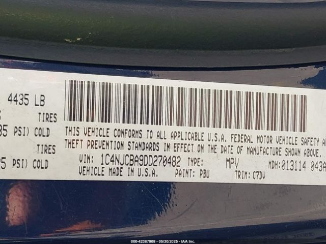 2013 JEEP COMPASS 1C4NJCBA9DD270482 Photo 8