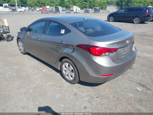 5NPDH4AE0GH754606 Hyundai ELANTRA SE