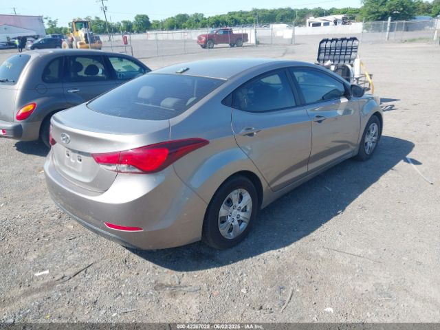 5NPDH4AE0GH754606 Hyundai ELANTRA SE