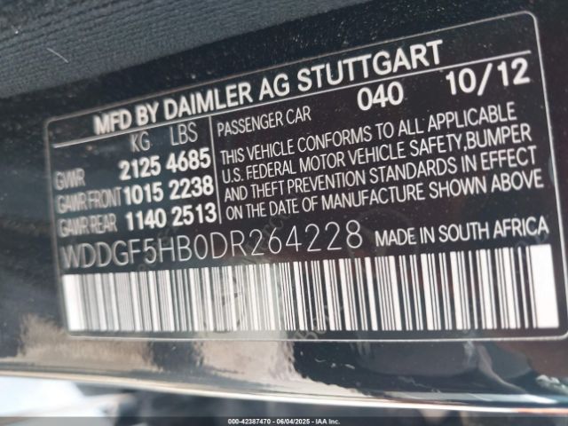 2013 MERCEDES-BENZ C 350 WDDGF5HB0DR264228 Photo 8