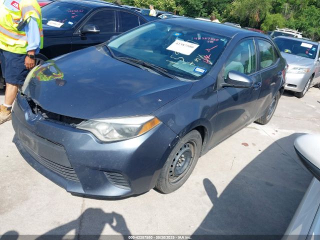 2T1BURHE1EC159267 Toyota COROLLA LE