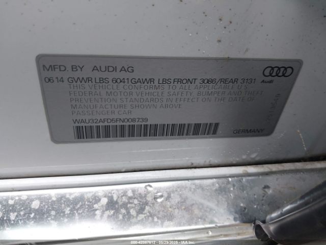 WAU32AFD5FN008739 Audi A8 L 4.0t