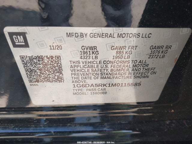 2021 CADILLAC CT4 1G6DA5RK1M0115585 Photo 8