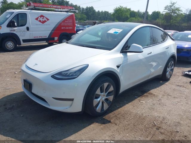 2020 TESLA MODEL Y 5YJYGDEEXLF028453 Photo 1