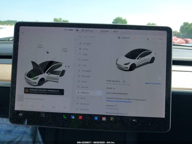2021 TESLA MODEL 3 5YJ3E1EA7MF853671 Photo 6