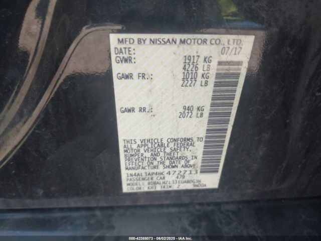 2017 NISSAN ALTIMA 1N4AL3AP4HC472713 Photo 8