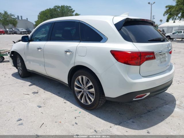 2014 ACURA MDX 5FRYD3H43EB004244 Photo 2