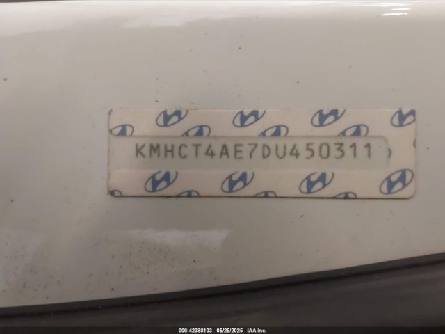 2013 HYUNDAI ACCENT KMHCT4AE7DU450311 Photo 8